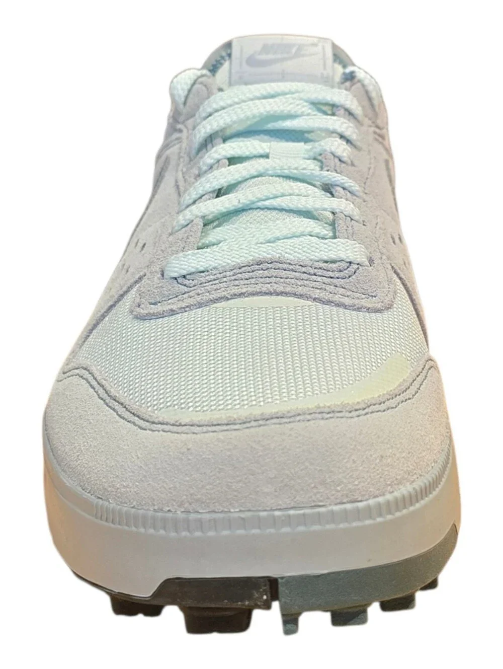 Nike Men’s Light Blue and White Low-Top Sneaker